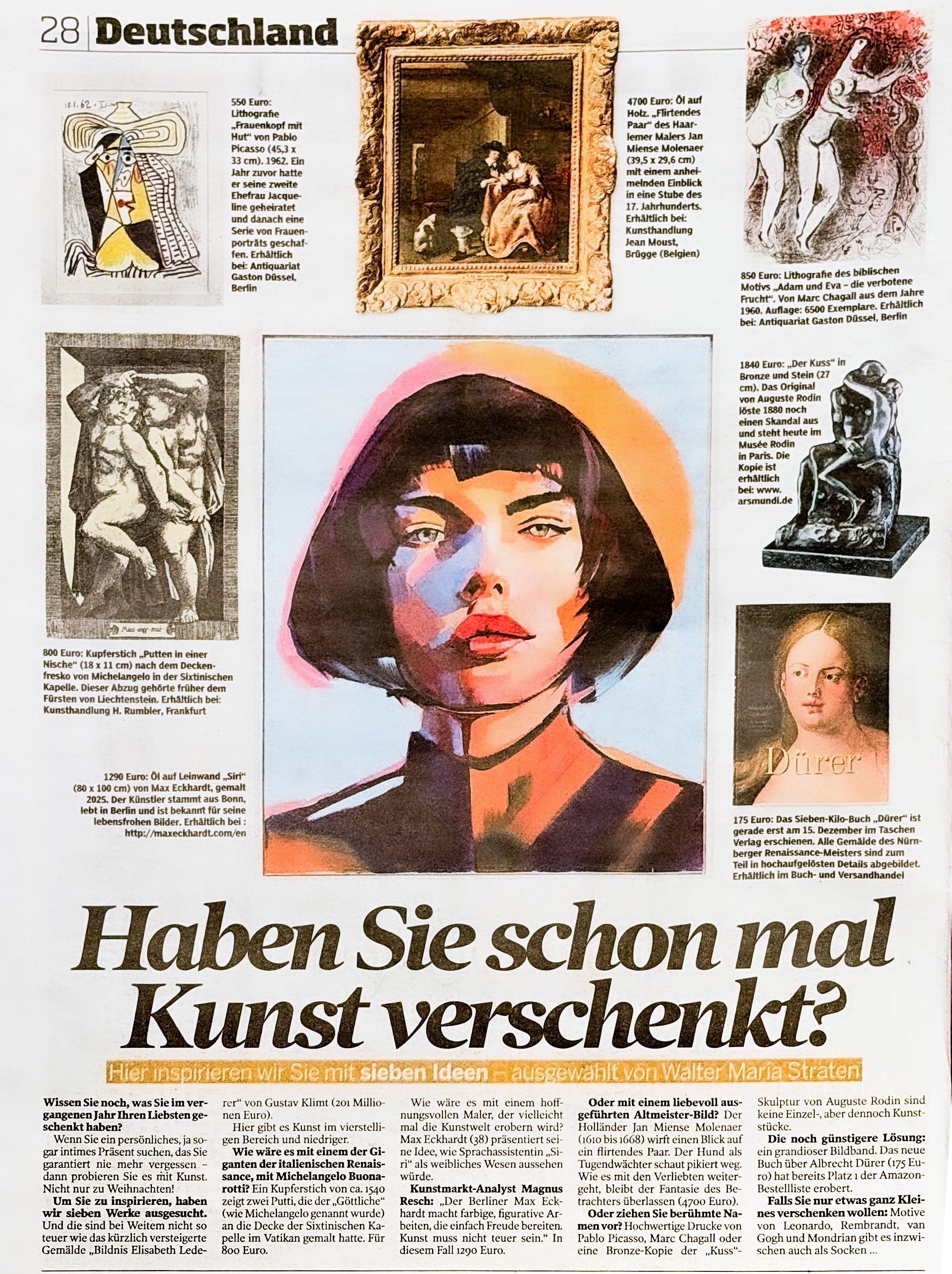 Beitrag in der Bild am Sonntag