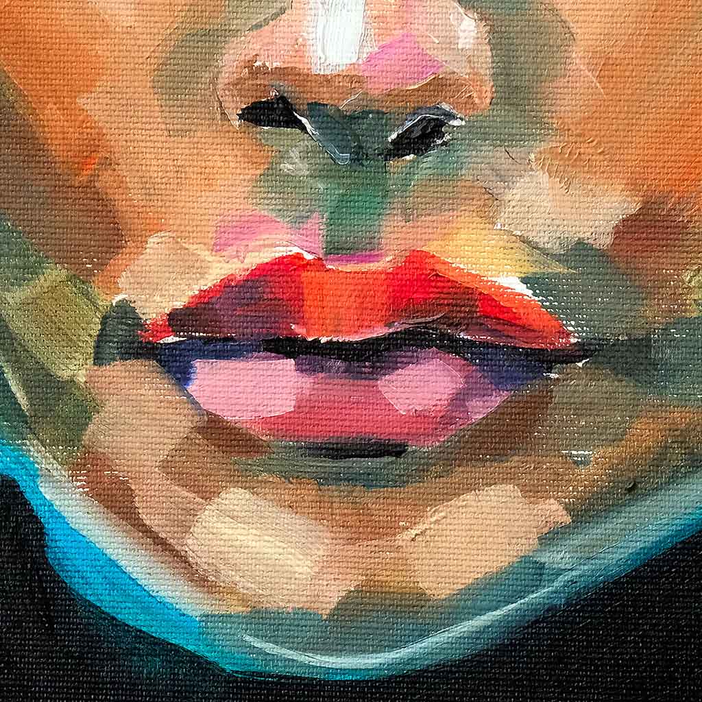 Zoom Kiss / Fine Art Print