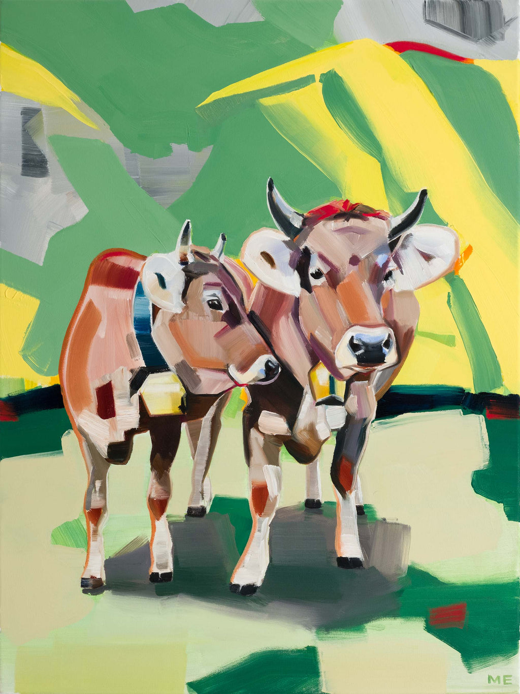 Crossing the Alps / Oil on Canvas