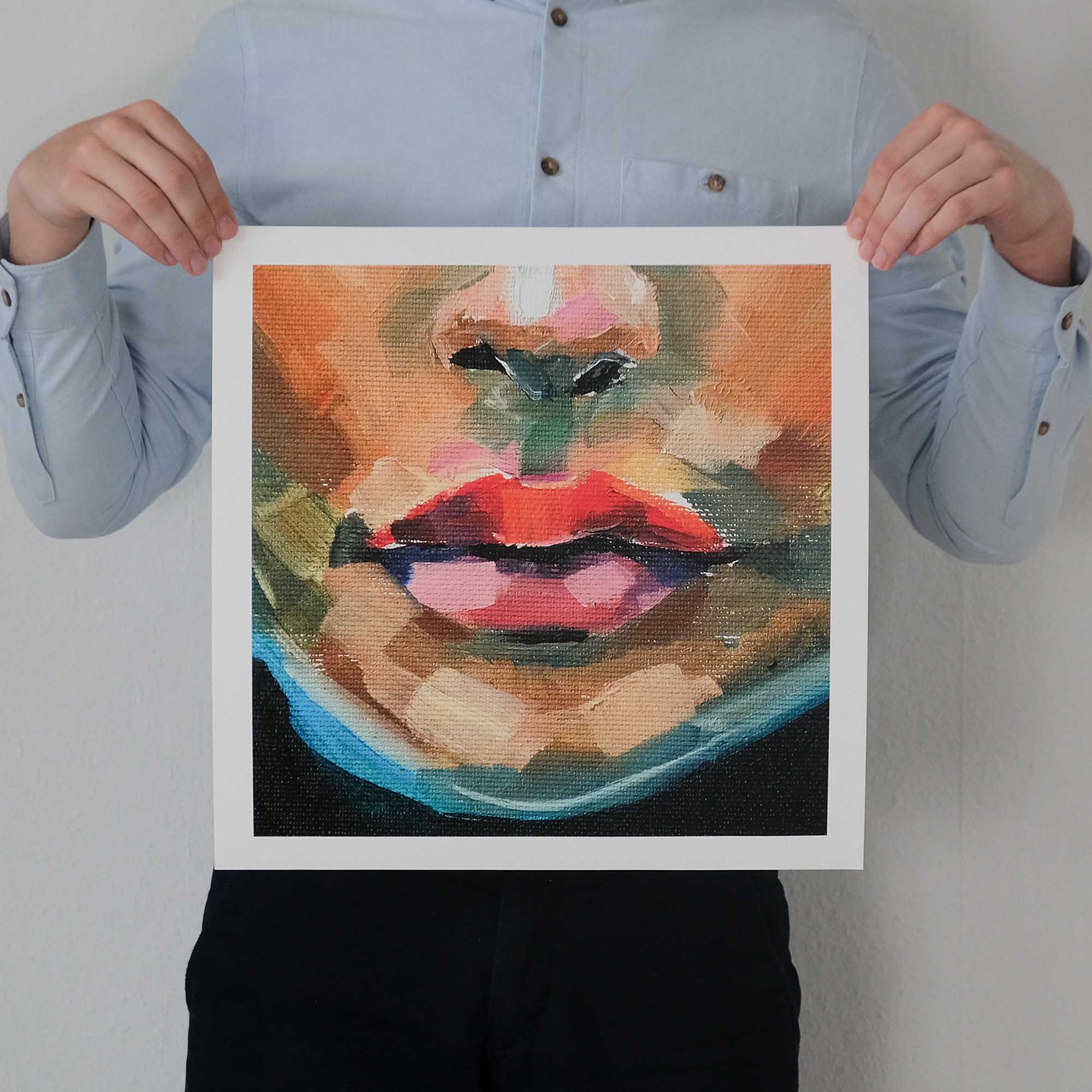 Zoom Kiss / Fine Art Print
