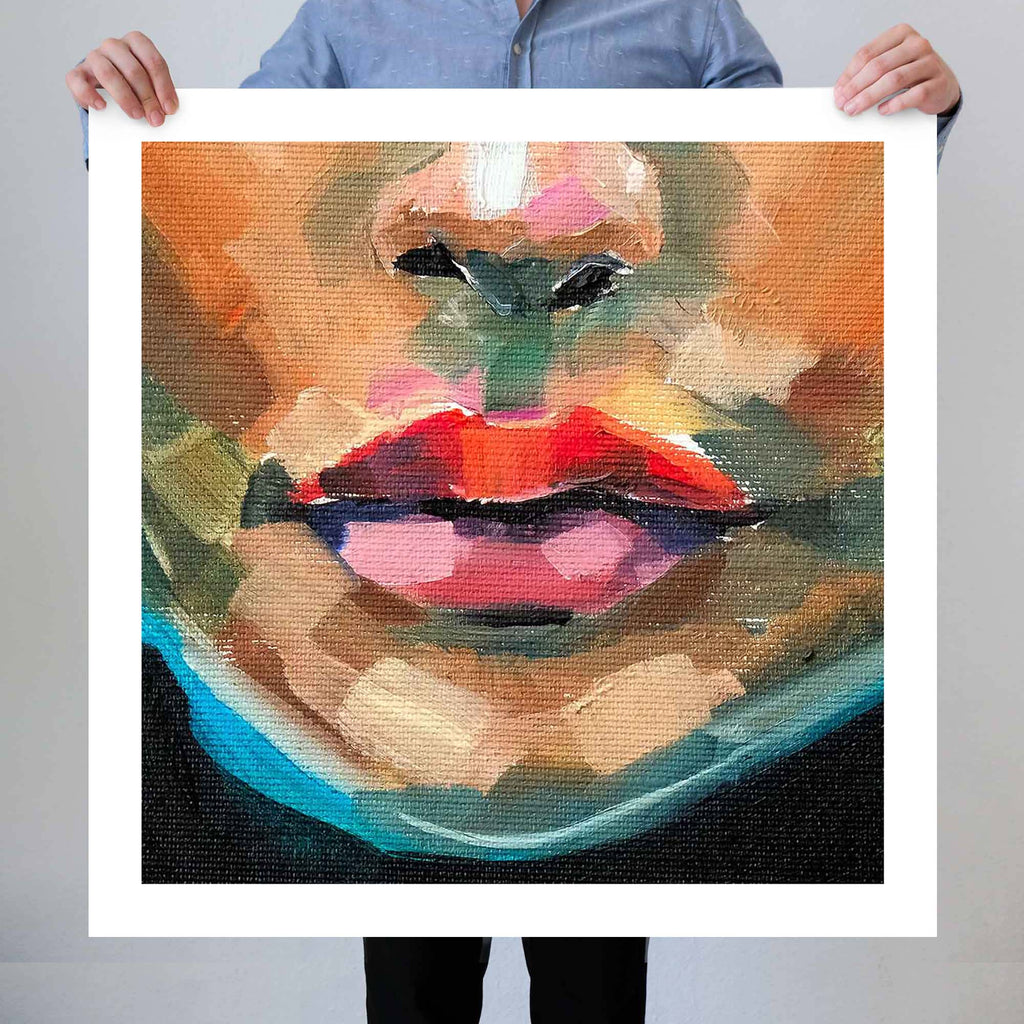 Zoom Kiss / Fine Art Print