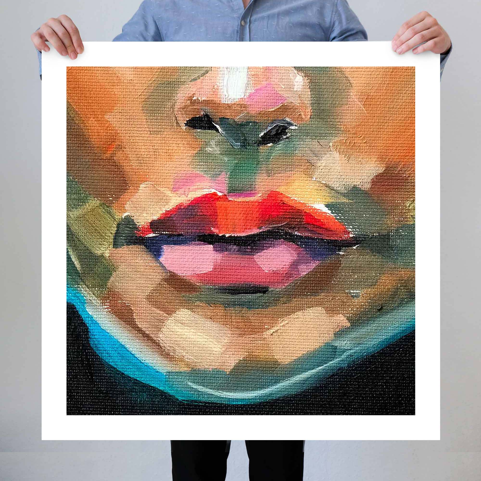 Zoom Kiss / Fine Art Print