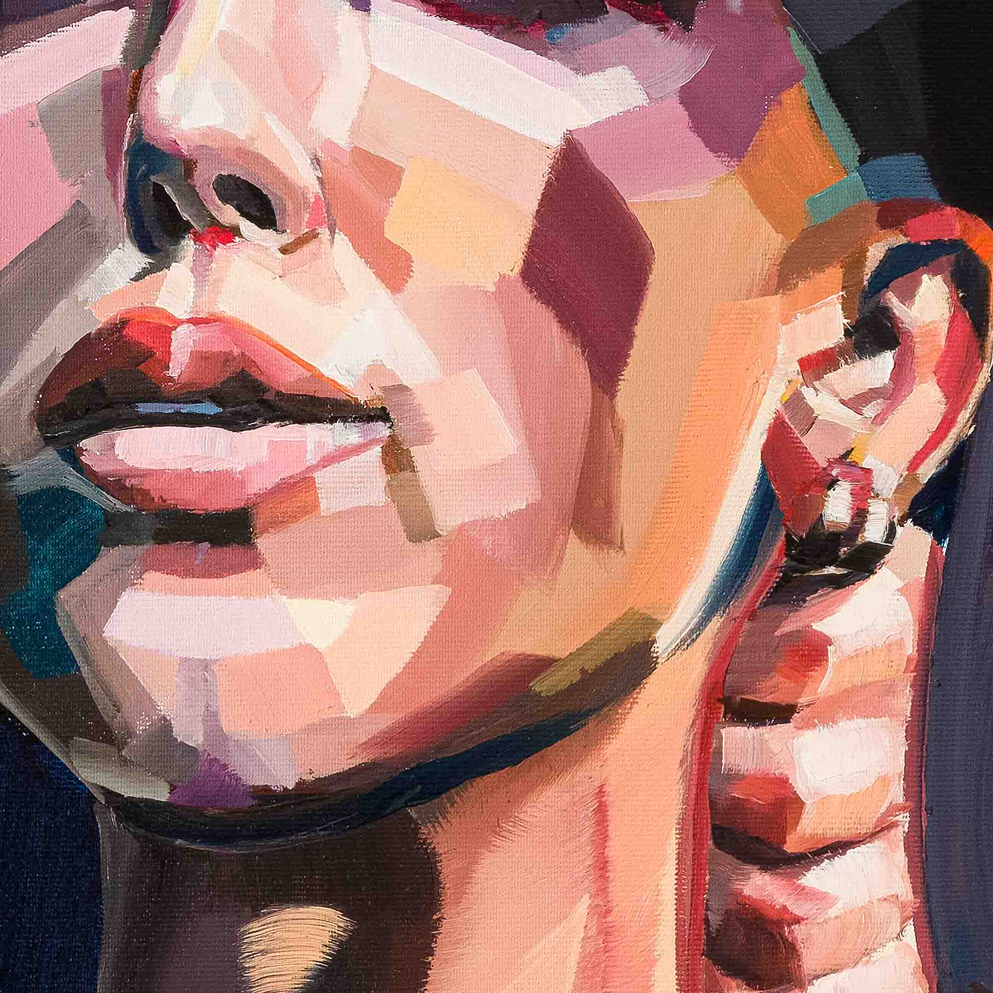 Streamergirl / Oil on Canvas