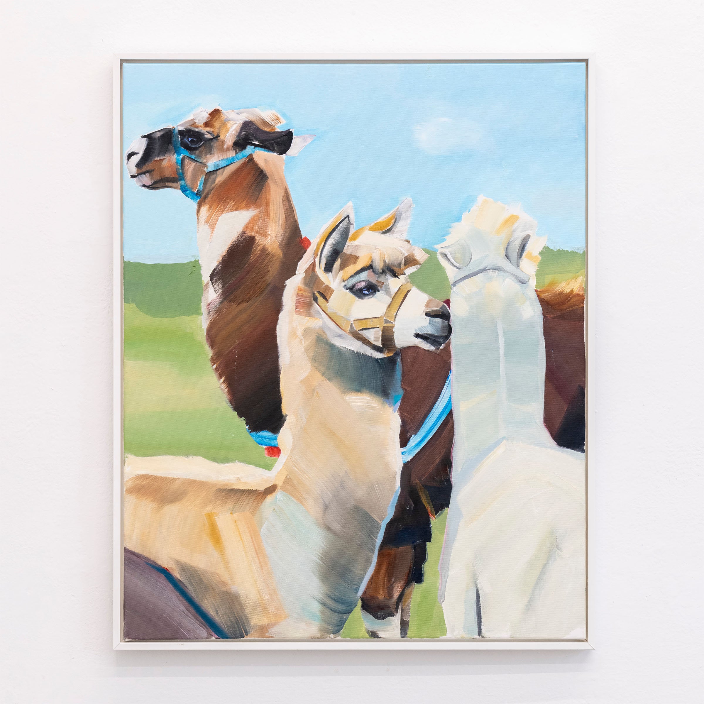 Three Strangers / Oil on Canvas