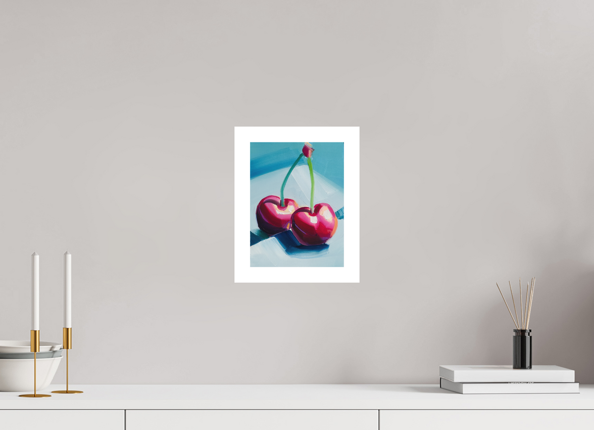 18 x 24 cm, Canson Arches Aquarelle 3cm Weissrand Two Cherries