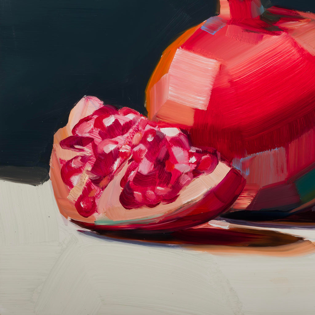 Royal Pomegranate / Oil on Wood