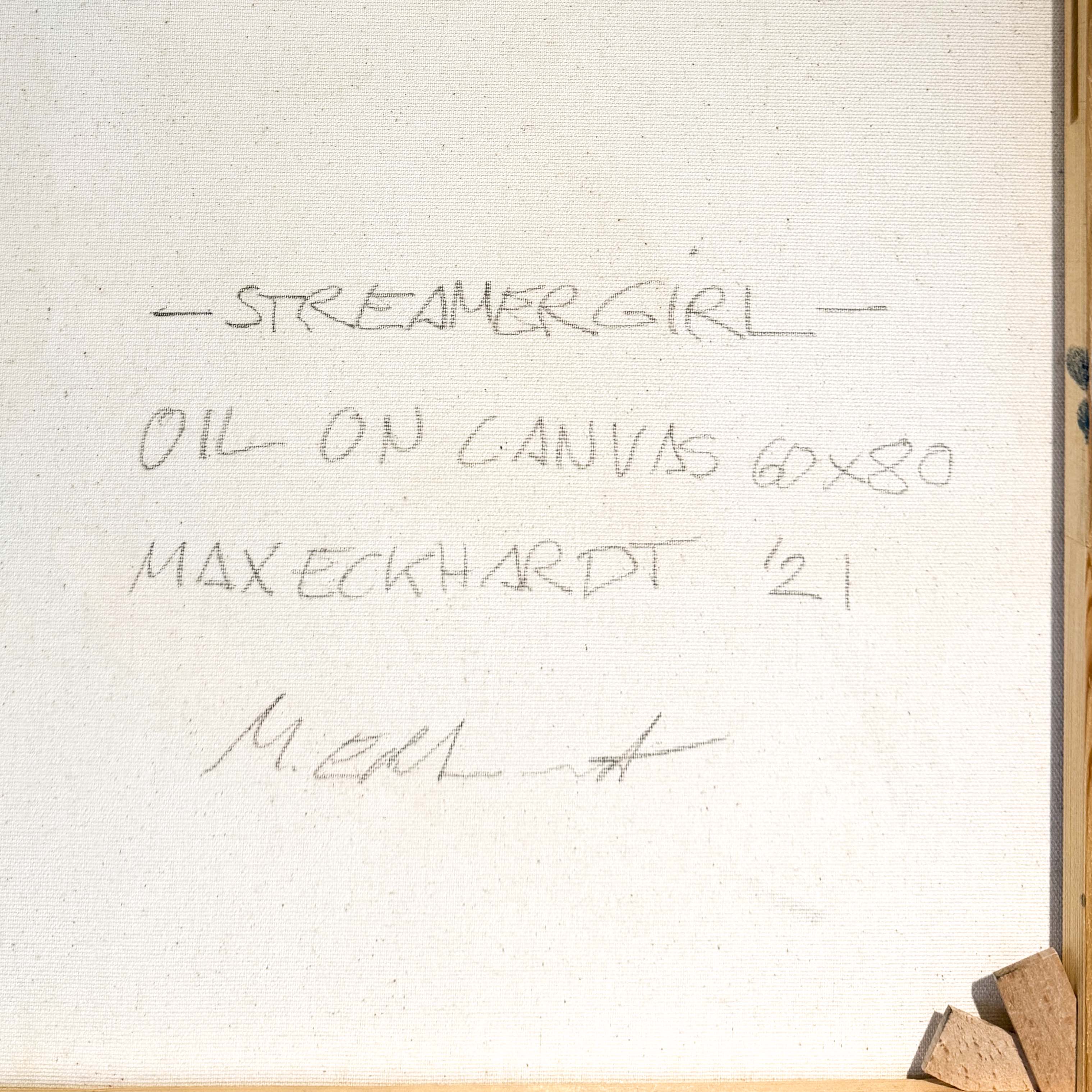 Streamergirl / Oil on Canvas