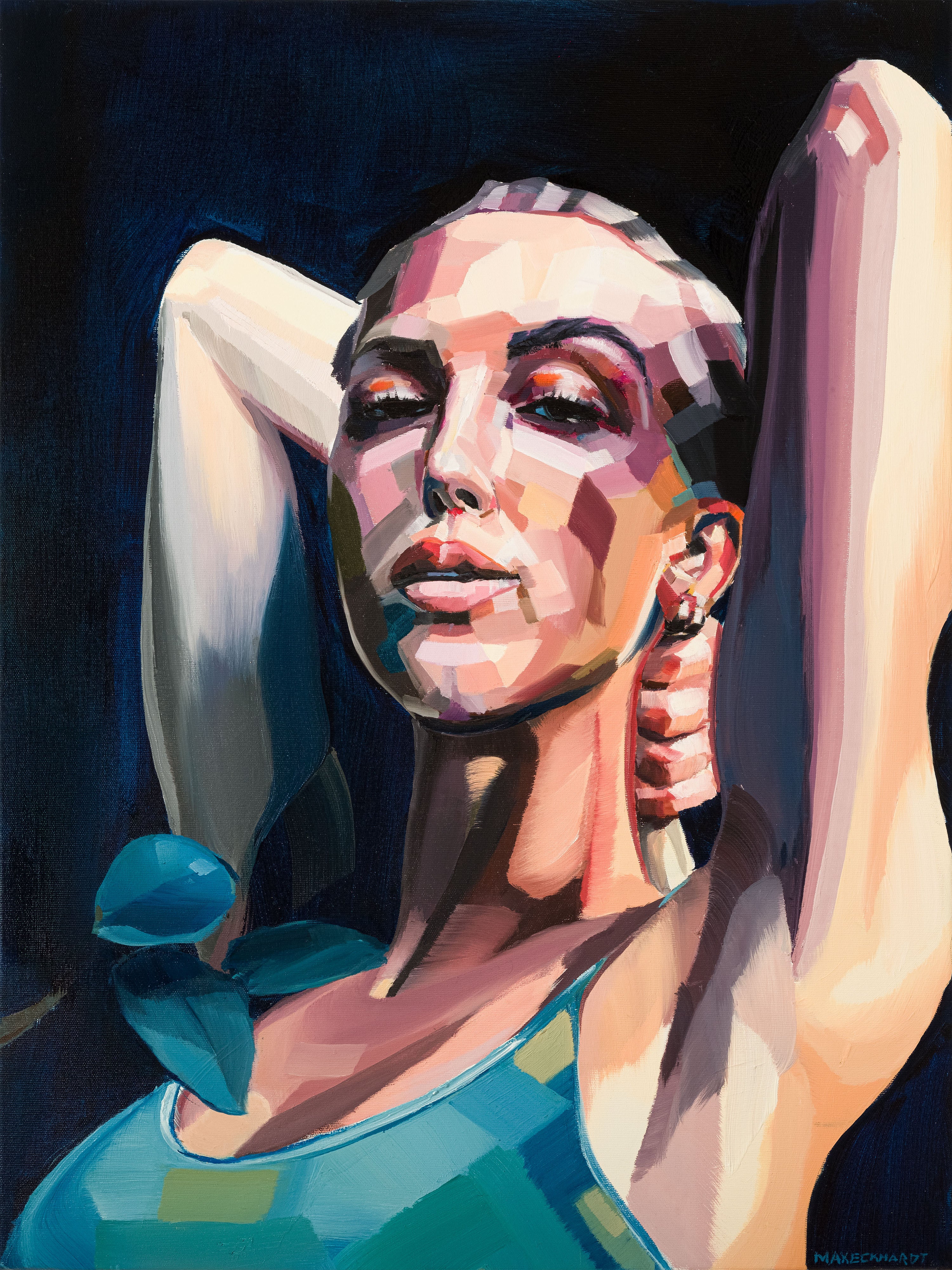 Streamergirl / Oil on Canvas